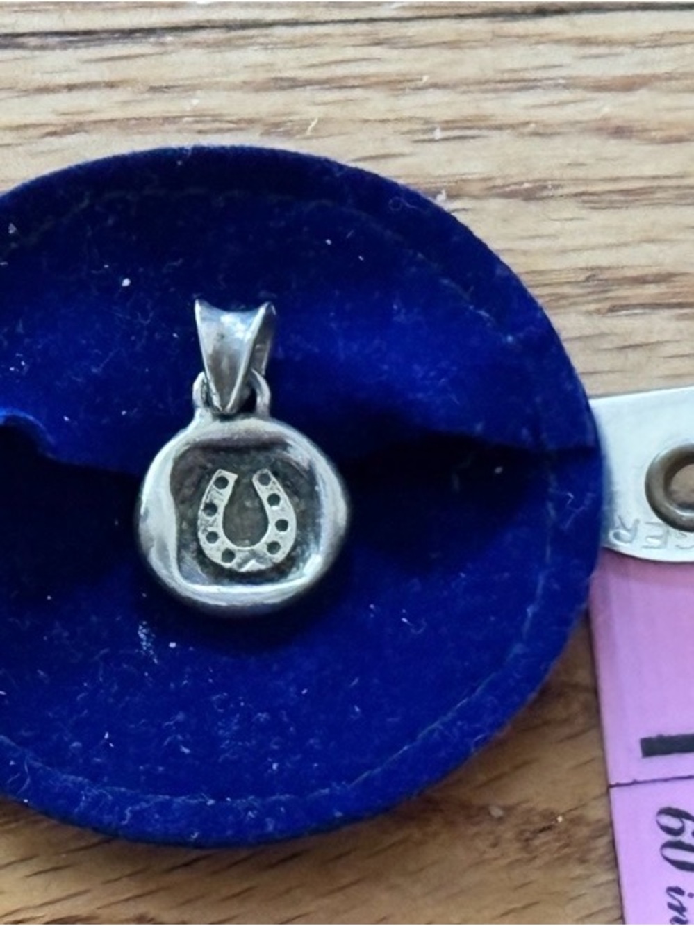 Waxing Poetic Sterling Silver Petite Horseshoe Charm - Picture 2 of 6